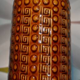 Vintage 1950S Vase By Scheurich Braun, Rockabilly Design - thumbnail 3