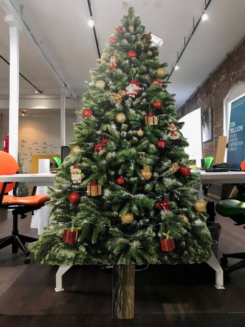 Alternative Christmas Tree For Elderly Nursing Homes, Classrooms, Apartments, Hospitals, Dorms - image 1