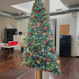 Alternative Christmas Tree For Elderly Nursing Homes, Classrooms, Apartments, Hospitals, Dorms - thumbnail 2