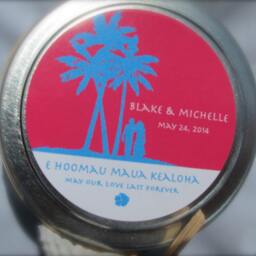 Custom Personalized Wedding Candles - thumbnail 3