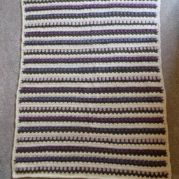 Pretty Maids All in A Row Crocheted/Vintage Inspired Baby/Toddler/Cot/Crib/stroller/Pram/Car Seat/Nursery Decor/Baby Shower/Lap Blanket - thumbnail 3