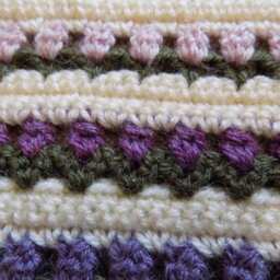 Pretty Maids All in A Row Crocheted/Vintage Inspired Baby/Toddler/Cot/Crib/stroller/Pram/Car Seat/Nursery Decor/Baby Shower/Lap Blanket - thumbnail 2