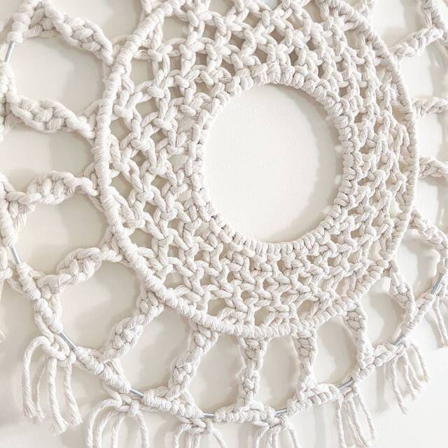 Macrame Mandala/ Mandala Wall Hanging/Art Decor - image 1