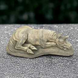 Stone Unicorn Statue Concrete Horse Sculpture Magical Garden Decoration Handmade Mythical Creature Ornament Outdoor Fairy Art Gift - thumbnail 1