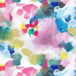 Bluebellgray Seafield, Teal Blue, Cerise Pink & Lilac Linen Blend Cushion Cover, Throw Pillow Home Decor - thumbnail 2