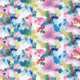 Bluebellgray Seafield, Teal Blue, Cerise Pink & Lilac Linen Blend Cushion Cover, Throw Pillow Home Decor - thumbnail 3