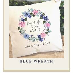 Personalised Cushion, Maid Of Honour Gift, Gift For Her, Cushion Cover, Wedding Favour, Covers, Honor - thumbnail 3