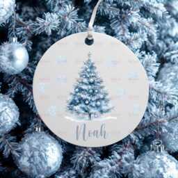 Personalised Kids Christmas Decoration - Grandson Nephew Gift Custom Bauble For Boys Stocking Filler Eve Box