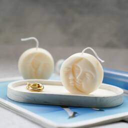 Luna Soy Wax Candle Sun & Moon Home Decor - thumbnail 3