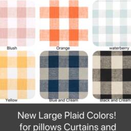 Buffalo Check Faux Roman Shade Farmhouse Plaid Curtain - thumbnail 3