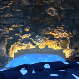 Headboard With Lights. Captain Quarters. Kids Room Decor, Nursing, Reading Light. Designed, Handmade & Tested For Kids. Sweet & Safe