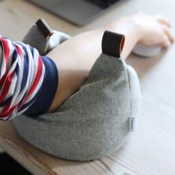 Boofie?? Mini Bean Bag Pouffe Floor Cushion Multifunctional Soft Furniture - Recycled Wool & Buckwheat Filling 9 Colours Available - thumbnail 3