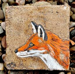 Fox in Profile Tile