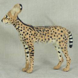 Made To Order Needle Felted Serval Custom Needle Felted Animal Sculpture - thumbnail 4