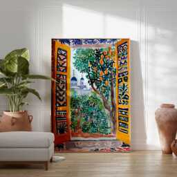 Henri Matisse Poster, Islamic Decor, Arabic Wall Art, Floral Print, Middle Eastern Botanical Decor - thumbnail 3