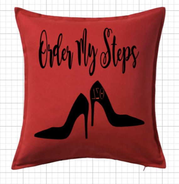 Order My Steps Pillow
