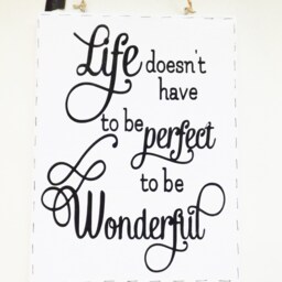 Empowering Life Inspiring Quote Sign Mindfulness Plaque Postive Meaningful Family Friends Gift - thumbnail 2