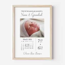Personalised Nanny Grandad Grandparent Print Gift - Unframed - thumbnail 3