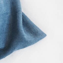 Linen Pillow Case in Classic Blue With Envelope Closure/Washed Linen Cases Dark Blue/Custom Size Shams/ - thumbnail 4