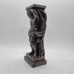 Bronze Colour Atlas Statuette, Roman Hellenistic Art , Greek Mythology Gift Idea, Gods & Goddesses, Titan Statue, Roman God Sculpture - thumbnail 3