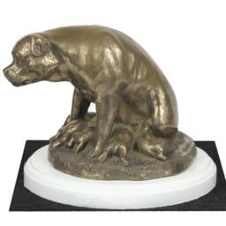 Rottweiler, Dog On White Wooden Base Statue, Limited Edition, Artdog - thumbnail 3