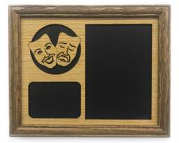 Theater Picture Frame - 8x10 Holds 5x7 Photo Gift For Director, Awards, Thespian - thumbnail 1