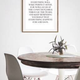 Someday Everything Will Make Perfect Sense - Print - Inspirational Quote Poetry Wall Art Typography Poster Contemporary - thumbnail 2