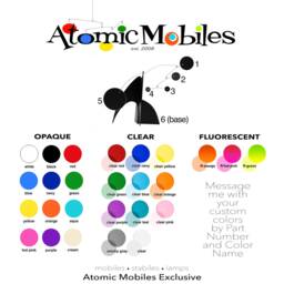 Custom Modern Stabile - Match Your Home Decor Atomic Retro Art Sculpture Kinetic Mobiles Colorful Coffee Table Gift Ideas - thumbnail 3
