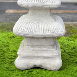 Concrete Pagoda Statue Stone Sculpture Oriental Temple Figure Japanese Outdoor Decor Handmade Zen Garden Art Lover Gift - thumbnail 2