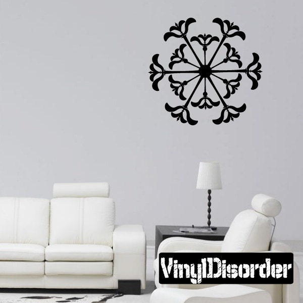 Snowflakes Vinyl Wall Decal Or Car Sticker - Mv018Et - image 1