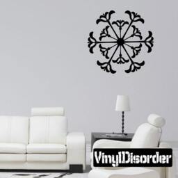 Snowflakes Vinyl Wall Decal Or Car Sticker - Mv018Et - thumbnail 1