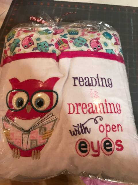 Reading Pocket Book Pillow