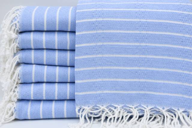 "Turkish Towel, Turkey Towel, Bohemian Towel, Cotton Peshtemal, 37""x70" - image 1