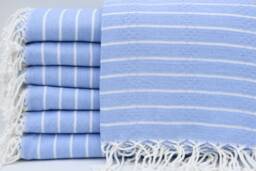 "Turkish Towel, Turkey Towel, Bohemian Towel, Cotton Peshtemal, 37""x70" - thumbnail 1