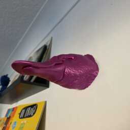 Platypus Wall Mount - Animal Home Decor 3D Printed - thumbnail 3