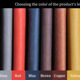 Personalized Leather Mouse Pad - Gift For Mom Dad Handmade Desk Mat Work Or Home Office Men Women - thumbnail 2