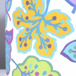 Leaf Pattern Lampshade, 30cm Or 40cm Handmade By Vivid Shades, Printed in The Uk, Retro Abstract Botanical Tropical Standard Lamp Shade - thumbnail 2