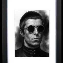 The Gallagher Brothers Oasis Inspired Framed Prints - Framed Britpop Wall Art - thumbnail 2