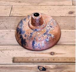 For??t Industrial Steel Copper Pendant Hanging Light Lamp Shade Metal - Various Colours & Sizes Available - thumbnail 1