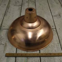 For??t Industrial Steel Copper Pendant Hanging Light Lamp Shade Metal - Various Colours & Sizes Available - thumbnail 4