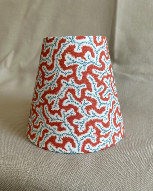 Ian Sanderson Dulcie Maple Seaweed Print Candle Clip 14cm 5.1/2 Inch Lampshade - image 1