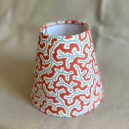 Ian Sanderson Dulcie Maple Seaweed Print Candle Clip 14cm 5.1/2 Inch Lampshade - thumbnail 2