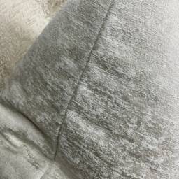 Textured Ivory Cushion Cover John Lewis Designer Fabric Champagne Plain Pillow Case Double-Sided Handmade in UK - thumbnail 4