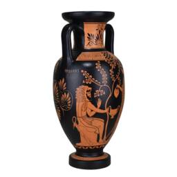 Teacher Of Music Amphora Vase Ancient Greek Red Figure Pottery - thumbnail 3