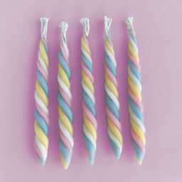 Candles Twisted Marshmellow Candle - x5 - thumbnail 3