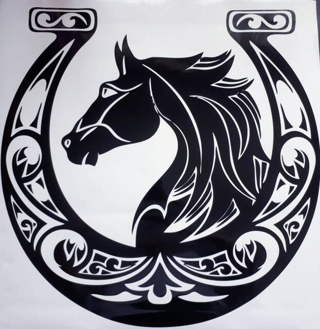 Horse Decal Sticker Car Van Bonnet Vinyl Side Wall Art Hood Graphic Window Door Sign Motorhome Box