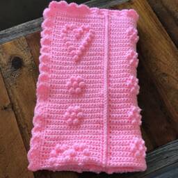 Hearts & Flowers Crochet Baby Blanket Pattern - thumbnail 3