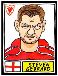 Liverpool Vol 4 - No Score Draws Kop Edition A3 Print Of 36 Wonky Hand-Drawn Panini-style Doodles Various Lfc Reds Legends - thumbnail 3