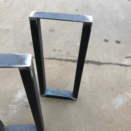 Industrial Metal Frame Table Legs. Dining Or Desk Available in A Range Of Sizes. Set 2. Custom Sizes Available - thumbnail 2