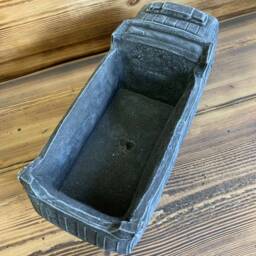 stone Garden 8 Wheel Truck Lorry Tipper Plant Pot Detailed Concrete Ornament - thumbnail 4